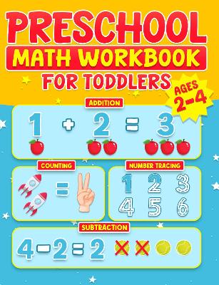 Book cover for Preschool Math Workbook for Toddlers Ages 2-4