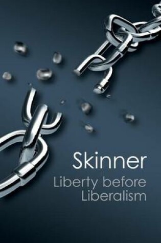 Cover of Liberty before Liberalism
