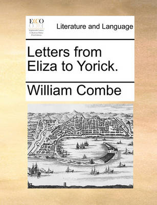 Book cover for Letters from Eliza to Yorick.