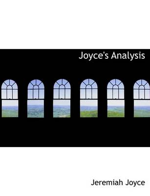 Book cover for Joyce's Analysis