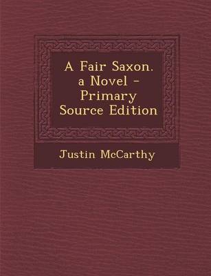 Book cover for Fair Saxon. a Novel