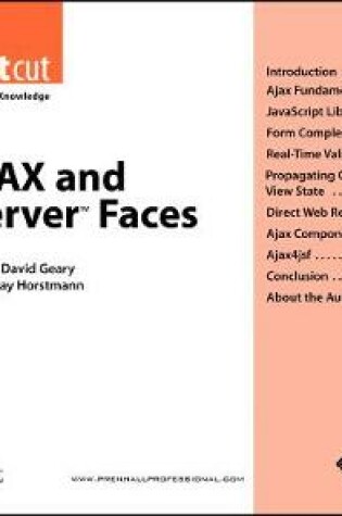 Cover of AJAX and JavaServer Faces (Digital Short Cut)
