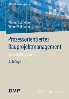 Book cover for Prozessorientiertes Bauprojektmanagement