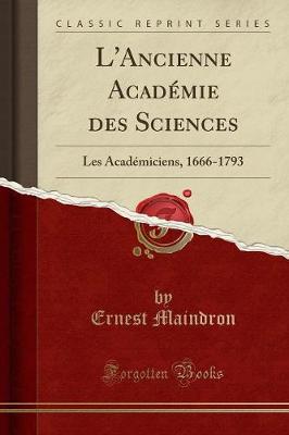 Book cover for L'Ancienne Academie Des Sciences