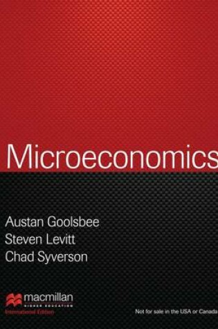 Cover of Microeconomics (Palgrave Version)