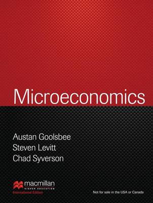 Book cover for Microeconomics (Palgrave Version)