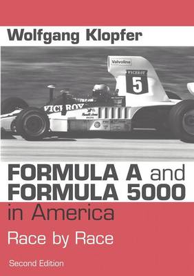 Book cover for Formula A and Formula 5000 in America