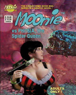 Book cover for Moonie vs Phobia, the Spider Queen