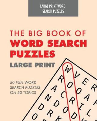 Book cover for Large Print Word Search Book