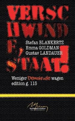 Book cover for Verschwinde, Staat!