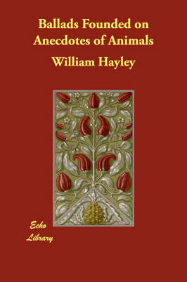 Book cover for Ballads Founded on Anecdotes of Animals