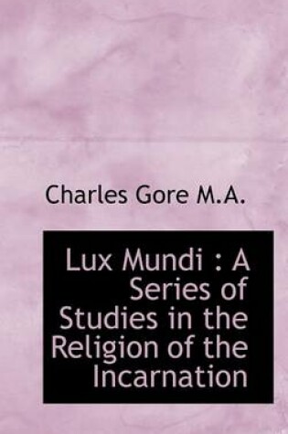 Cover of Lux Mundi