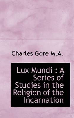 Book cover for Lux Mundi