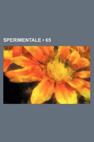 Cover of Sperimentale (65)