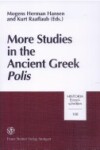 Book cover for More Studies in the Ancient Greek Polis