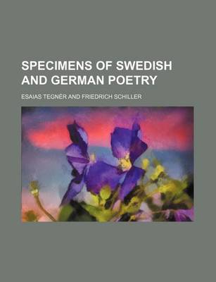 Book cover for Specimens of Swedish and German Poetry