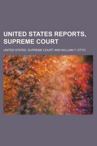 Cover of Reports of the Supreme Court of the United States Volume 1