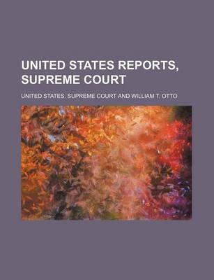 Book cover for Reports of the Supreme Court of the United States Volume 1