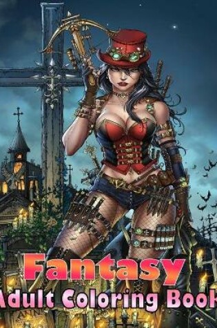 Cover of Fantasy Adult Coloring Book