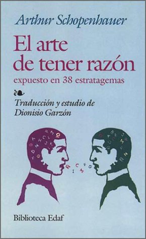 Book cover for El Arte de Tener Razon