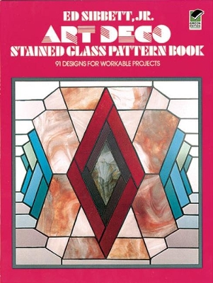 Book cover for Art Deco Stained Glass Pattern Book