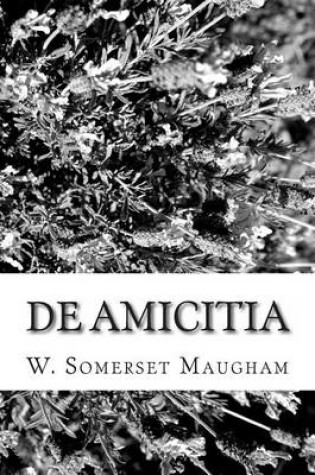 Cover of de Amicitia