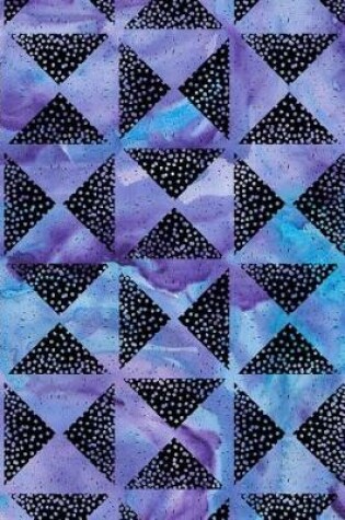 Cover of Bullet Journal Notebook Triangles with Dots Pattern 3