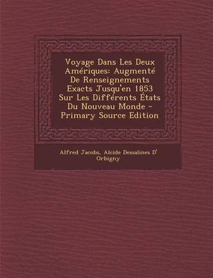 Book cover for Voyage Dans Les Deux Ameriques