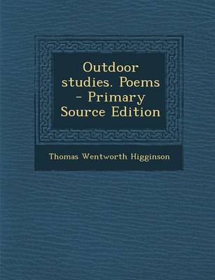 Book cover for Outdoor Studies. Poems