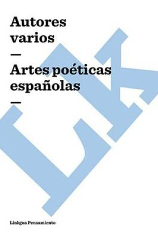 Cover of Artes Poeticas Espanolas