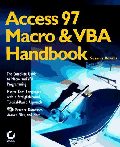 Book cover for Access 97 Macro and VBA Handbook