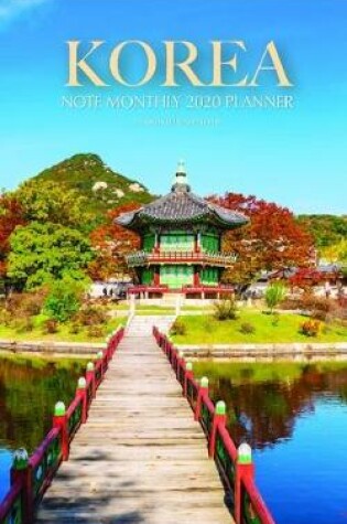 Cover of Korea Note Monthly 2020 Planner 12 Month Calendar