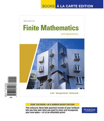 Book cover for Finite Mathematics with Applications, Books a la Carte Edition