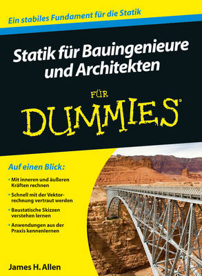 Cover of Statik Fur Bauingenieure Und Architekten Fur Dummies