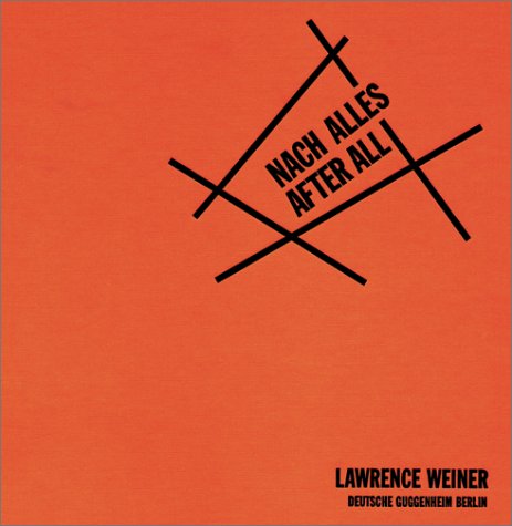 Book cover for Lawrence Weiner