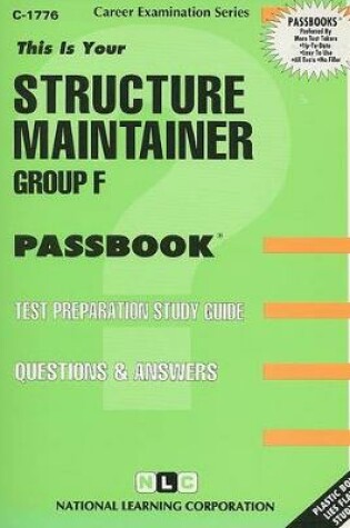 Cover of Structure Maintainer, Group F (Sign Painting)