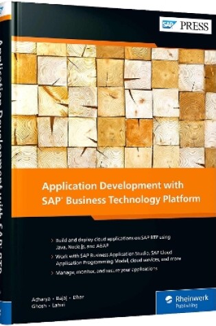 Cover of Application Development with SAP Business Technology Platform