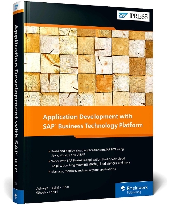 Book cover for Application Development with SAP Business Technology Platform