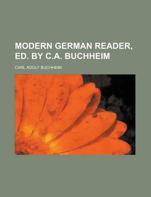 Book cover for Modern German Reader, Ed. by C.A. Buchheim