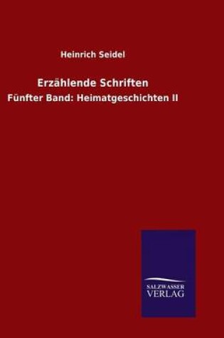 Cover of Erzählende Schriften