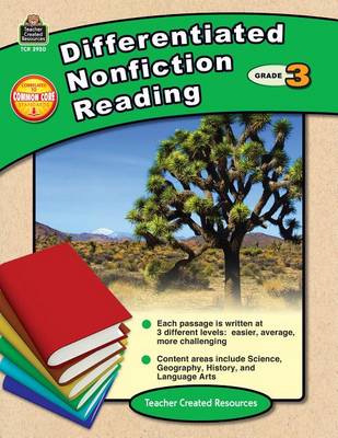 Book cover for Differentiated Nonfiction Reading Grade 3