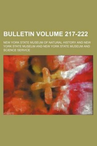 Cover of Bulletin Volume 217-222