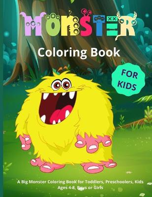 Book cover for Monster Coloring Book For Kids