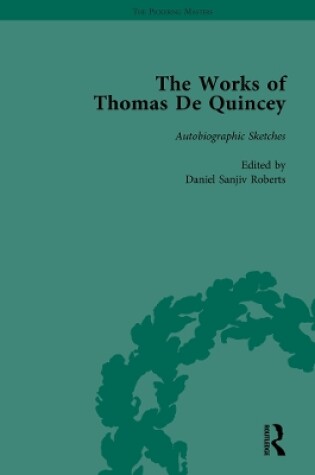Cover of The Works of Thomas De Quincey, Part III vol 19