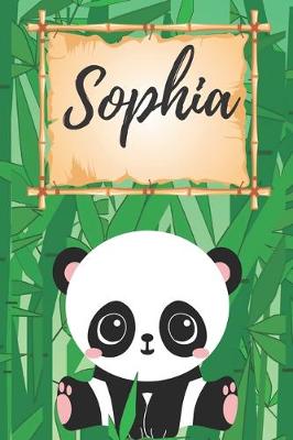 Book cover for Sophia Notizbuch Panda / Malbuch / Kritzelbuch / Tagebuch / Journal / DIN A5 / Geschenke