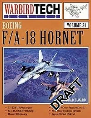 Book cover for WarbirdTech 31: Boeing F/A-18 Hornet