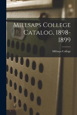 Cover of Millsaps College Catalog, 1898-1899