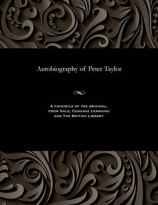 Book cover for Autobiography of Peter Taylor