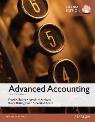 Book cover for Instructor's Solutions Manual for Beams: Advanced Accounting, Global Edition