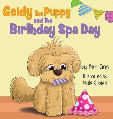 Book cover for Goldy the Puppy and the Birthday Spa Day